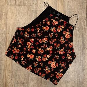 Floral Cropped Tank